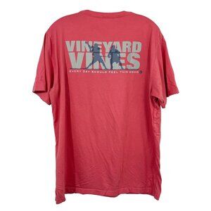 Vineyard Vines Lacrosse Short Sleeve Pocket Tee Crewneck Cotton Men's Medium